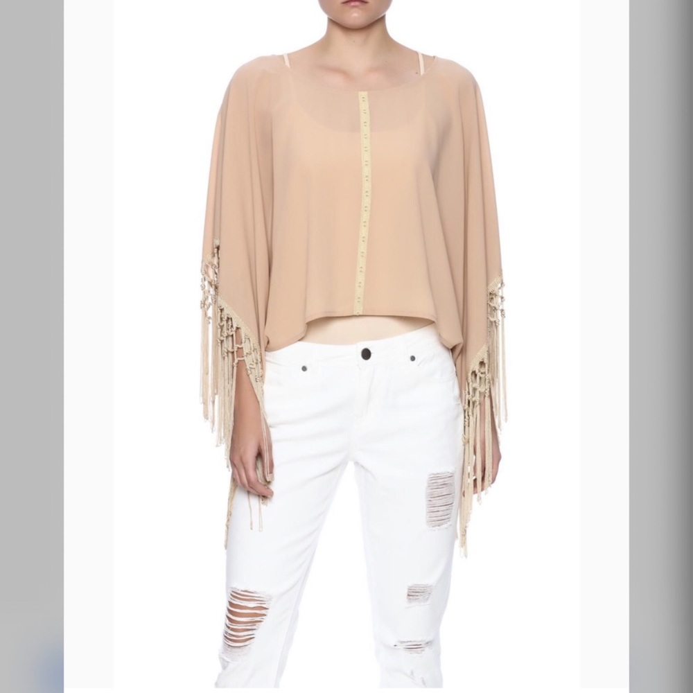 Beautiful Umgee Fringe Blouse